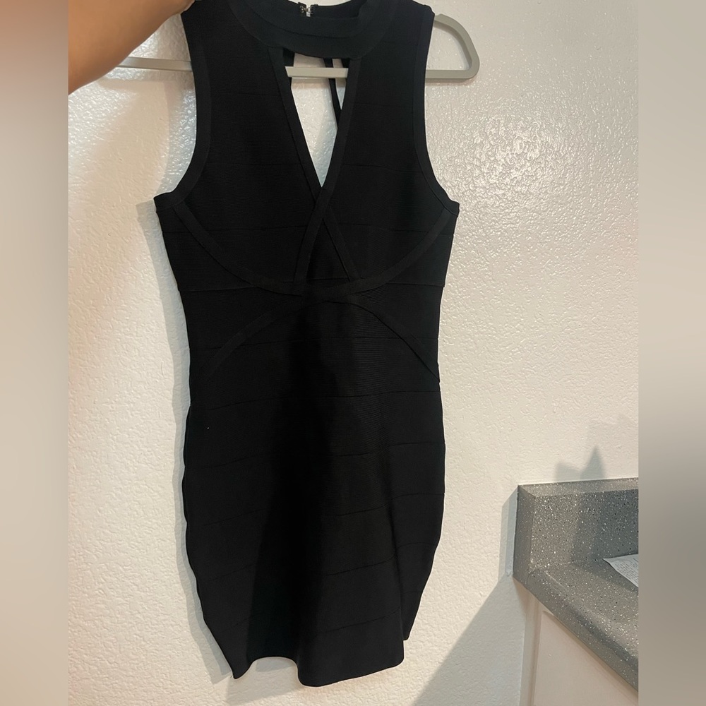 Black bandage dress size S